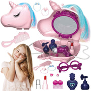 Žaislinis grožio salonas rankinėje 2ini1, WOOPIE, vienaragis