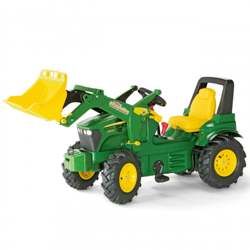 Pedalais minamas traktorius vaikams „Rolly Toys rollyFarmtrac John Deere“, žalias