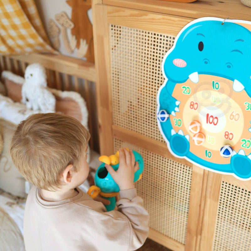 Žaidimas Darts su kamuoliukais vaikams, dinozauras, WOOPIE