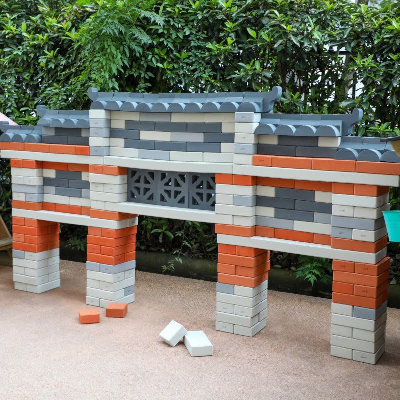 Minkštos EVA plytos statyboms CLASSIC WORLD EDU