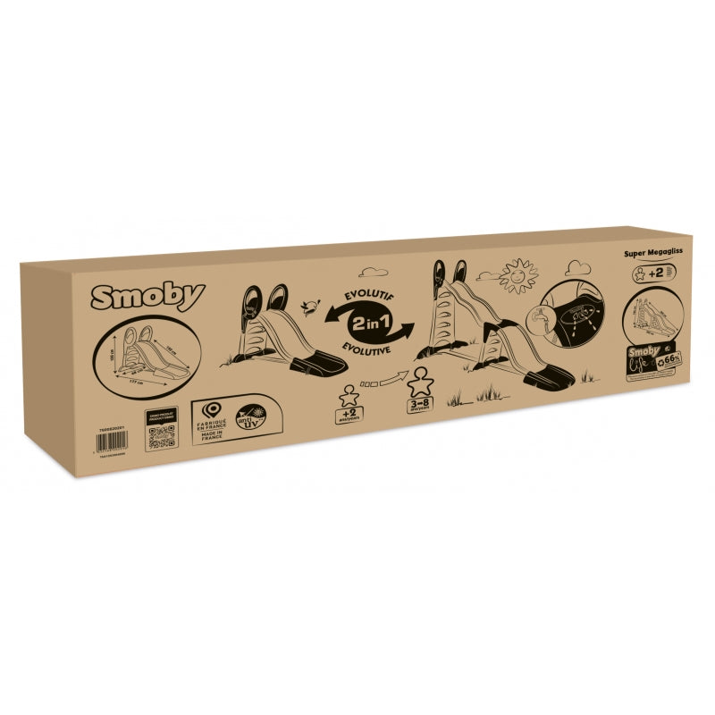 Didelė vaikiška čiuožykla “MEGAGLISS” 2in1, Smoby