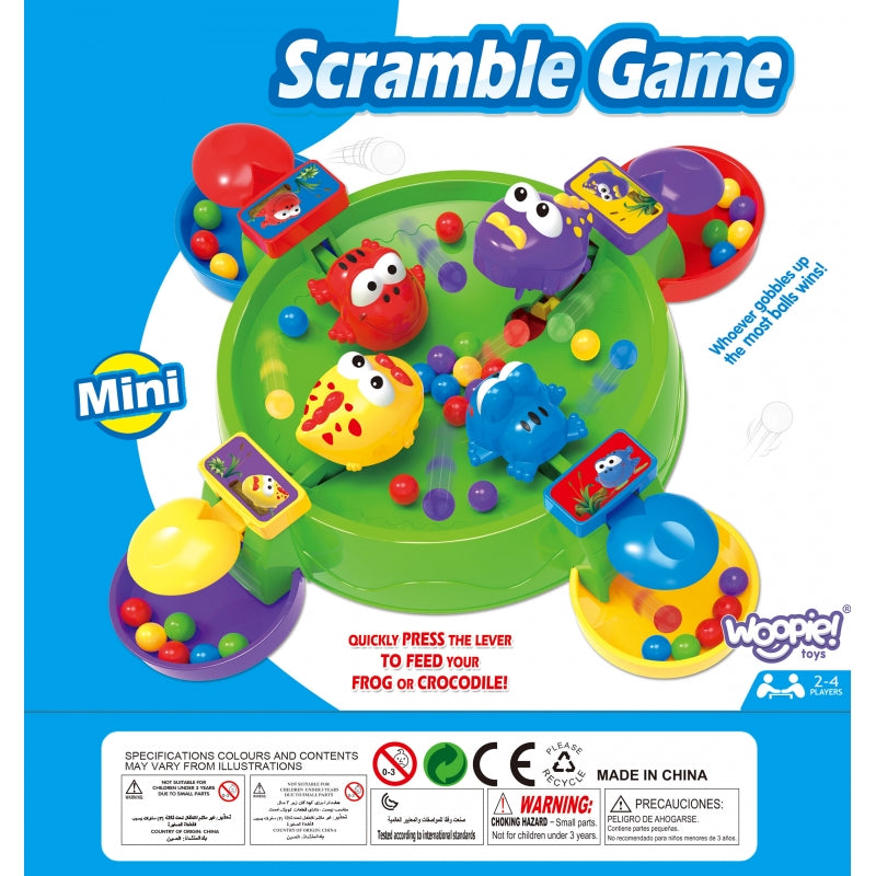 Stalo žaidimas Alkanos varlės ir krokodilai, WOOPIE