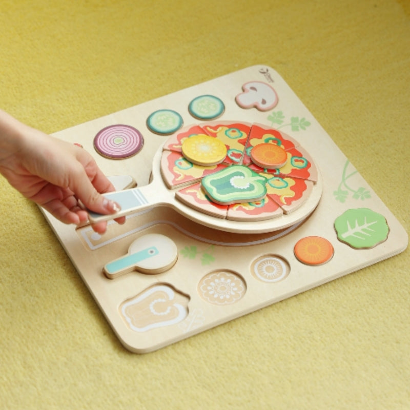 Medinis picos pjaustymo dėlionė vaikams 22 vnt., CLASSIC WORLD