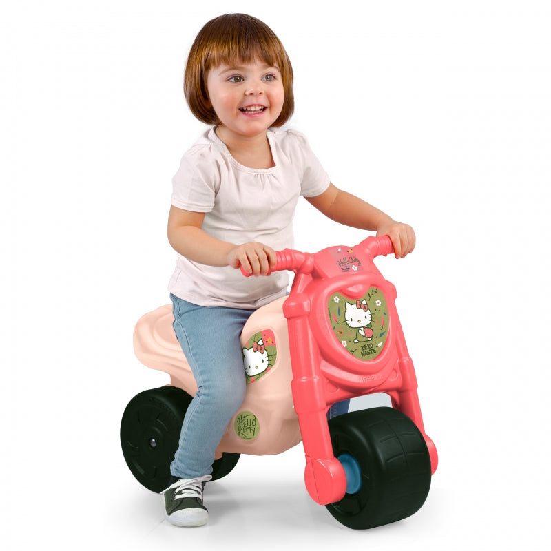 Paspiriamas vaikiškas motociklas „Hello Kitty“, rožinis