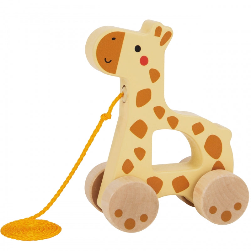 Medinis traukiamas žaislas, žirafa, TOOKY TOY