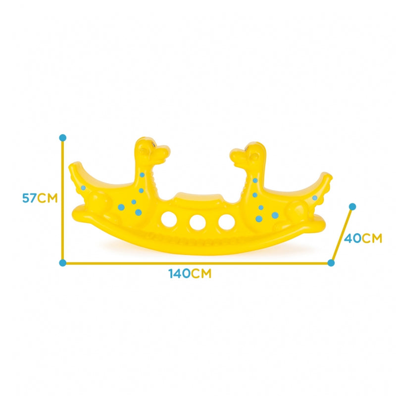 Sūpynės vaikams Dinozaurai WOOPIE, geltonos