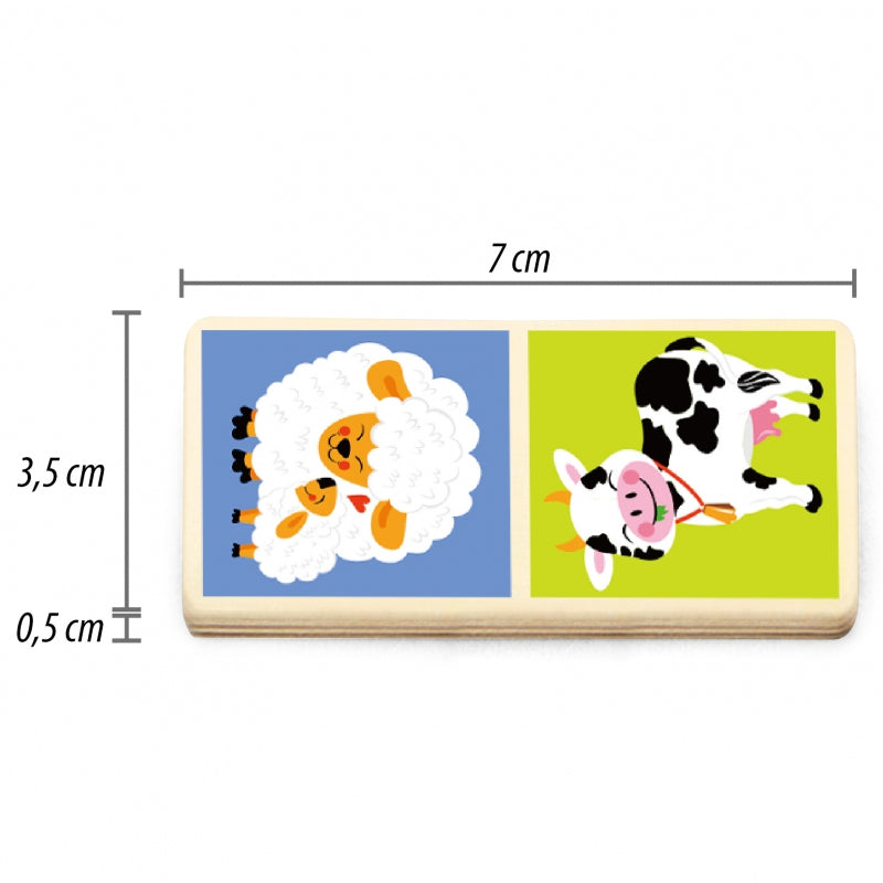 Medinis domino ,,Viga Toys"