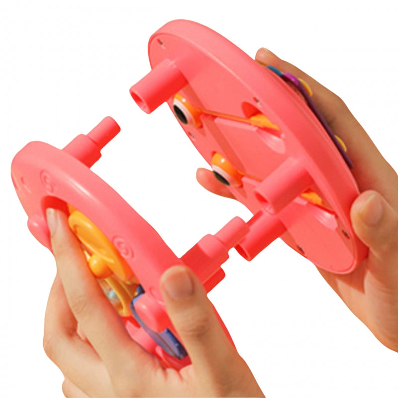 Traukiama sensorinės sraigė 4in1 su metalofonu, mėlynas, WOOPIE