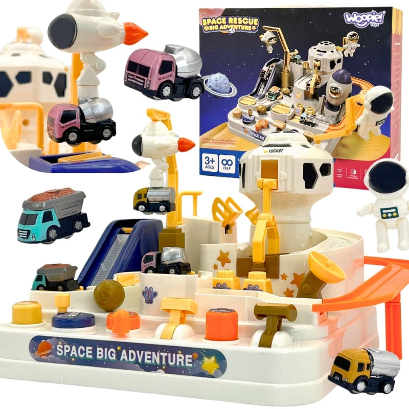 Interaktyvus automobilių kliūčių ruožas „Astronauto nuotykiai kosmose“, WOOPIE