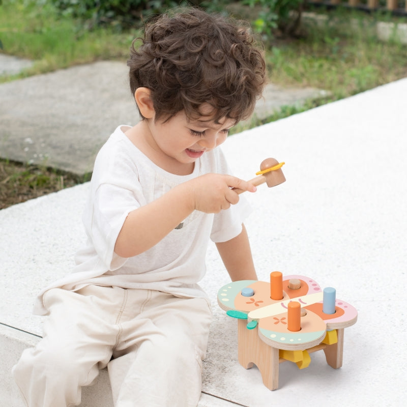 Montessori drugelio formos kalimo rinkinys su plaktuku, CLASSIC WORLD