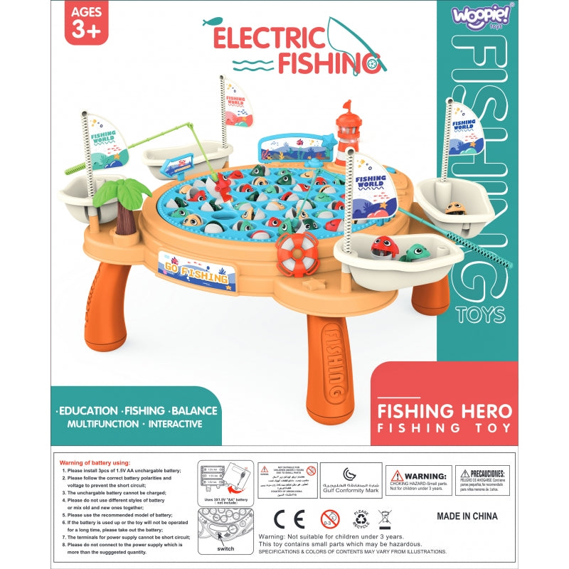 Interaktyvusis žuvų gaudymo stalas „PIRATŲ LAIVAS“, WOOPIE