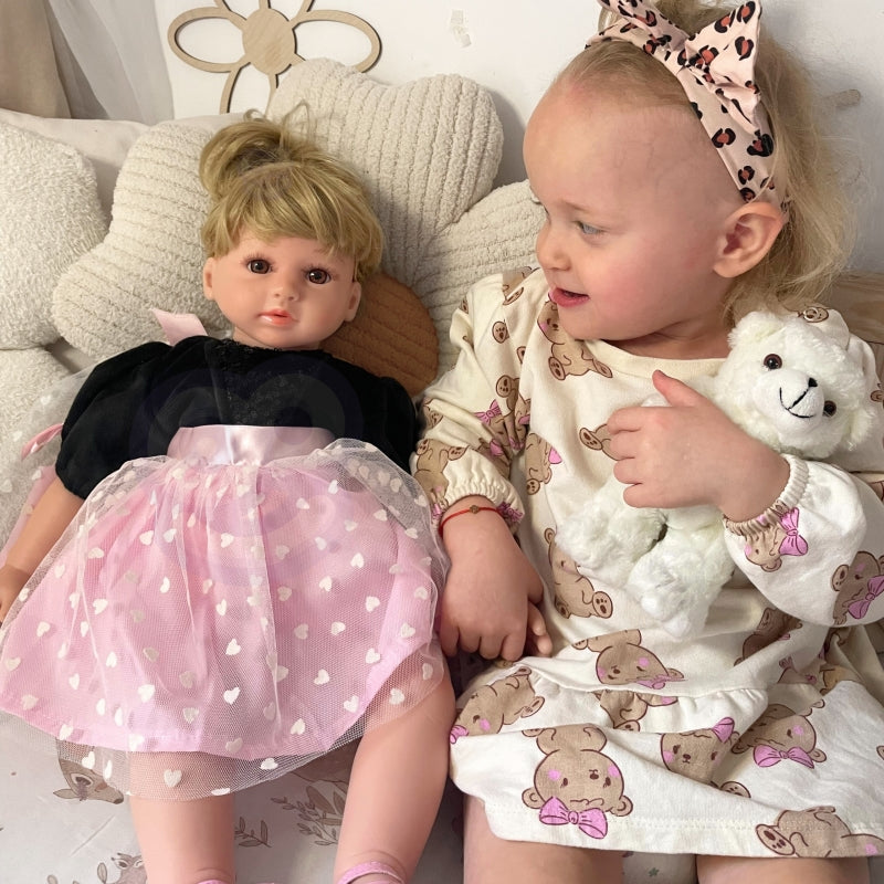 Lėlė su garso efektais, rožinė, WOOPIE