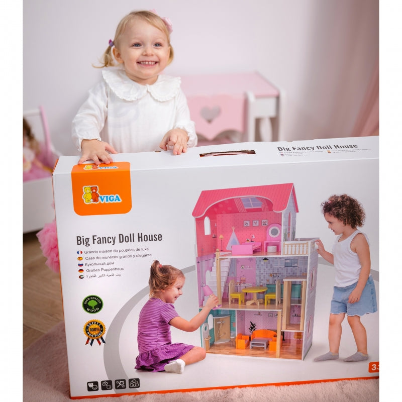 Didelis medinis lėlių namelis, VIGA