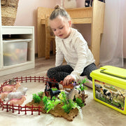 Figūrėlių rinkinys su dėžute 57 el, WOOPIE