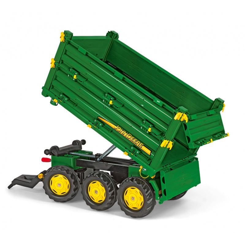 Priekaba John Deere traktoriui Rolly Toys 3 ašiu