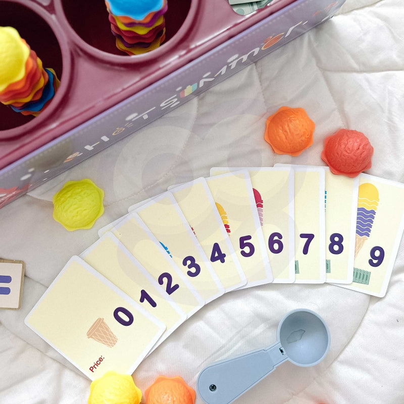 Vaikiška ledų parduotuvė su priedais 87 el, WOOPIE