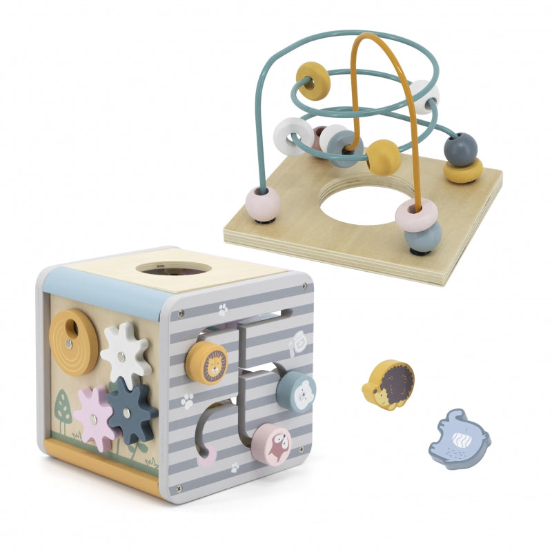 Medinis edukacinis žaidimų centras 5in1, VIGA PolarB