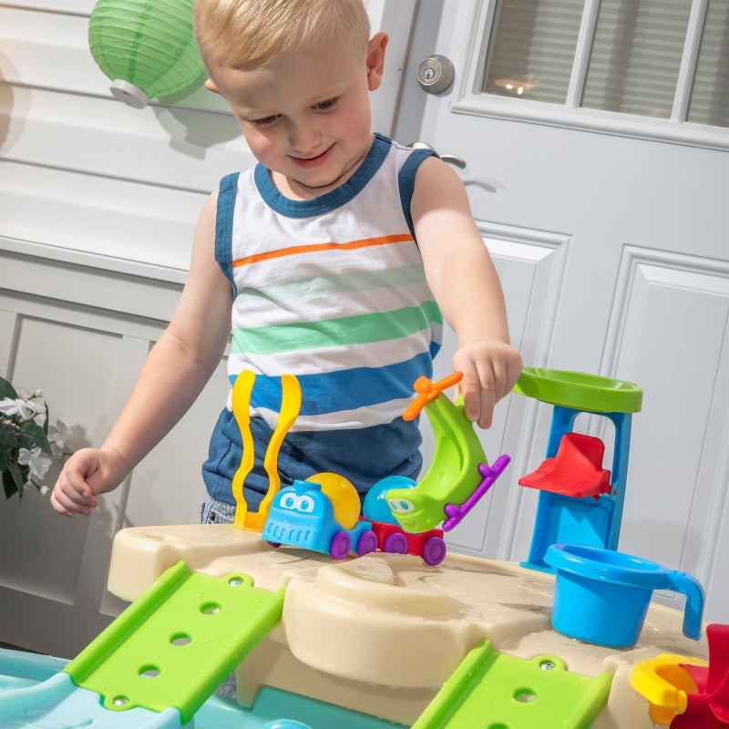 Didelis vandens stalas 2 pakopų statybvietė su priedais, Step2