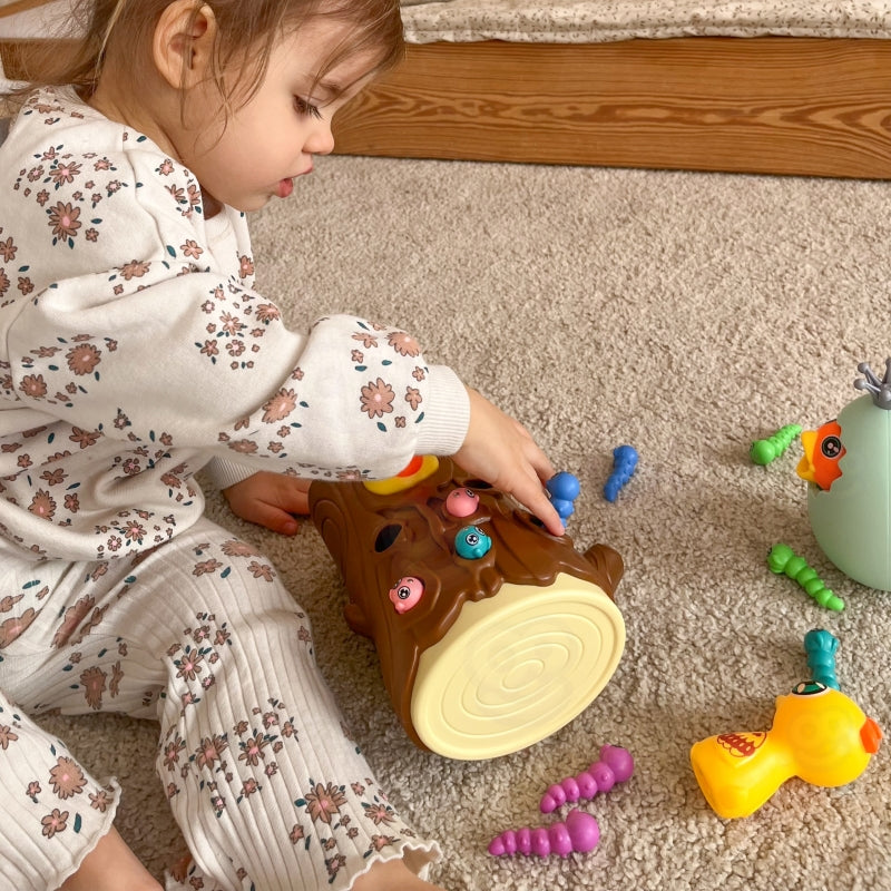 Vaikiškas magnetinis žaidimas „Pagauk kirminą“, Woopie