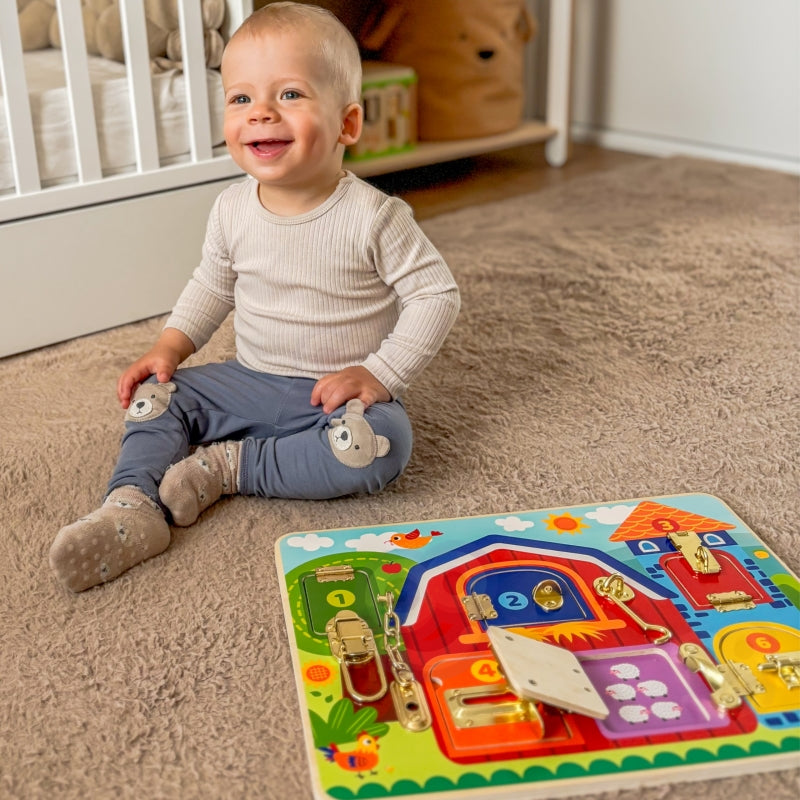 Medinė manipuliacinė lenta, ūkis, TOOKY TOY