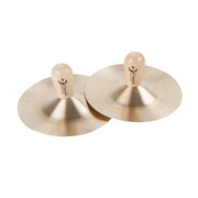 Medinis muzikinis instrumentas lėkštės didelės 2 vnt