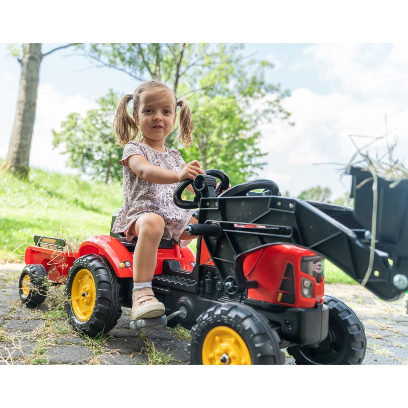 Minamas traktorius Supercharger su priekaba Falk