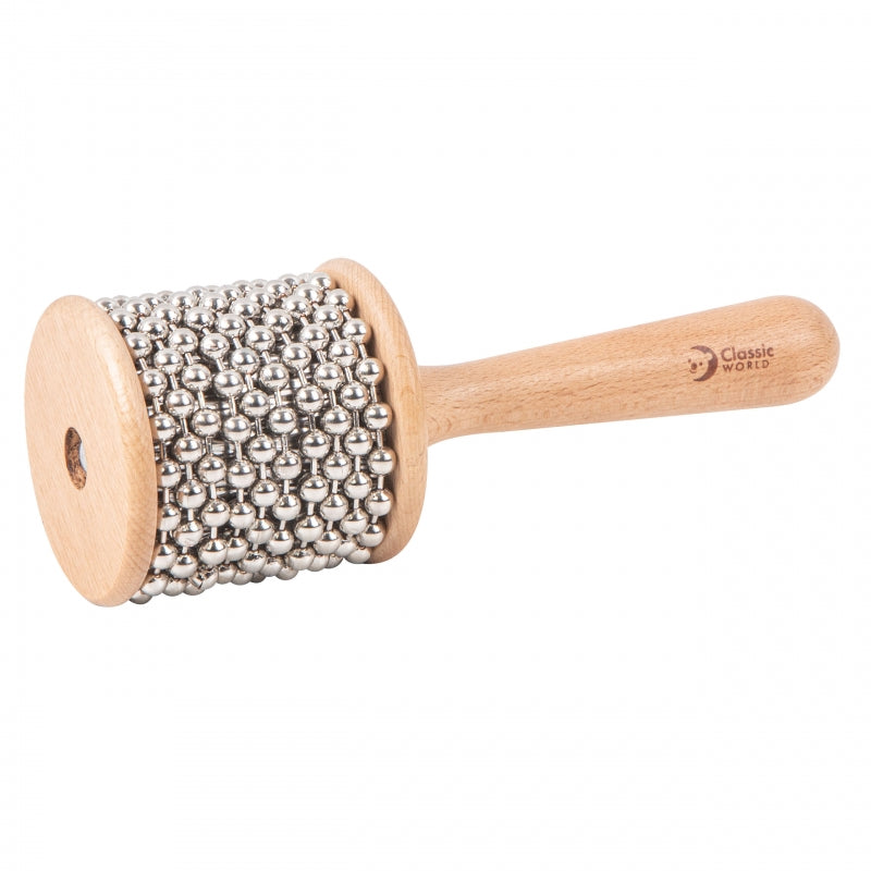 Muzikos instrumentas vaikams “Kabasa”  su karoliukais, CLASSIC WORLD EDU