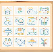 Magnetinė Montessori piešimo lenta, zuikis, WOOPIE