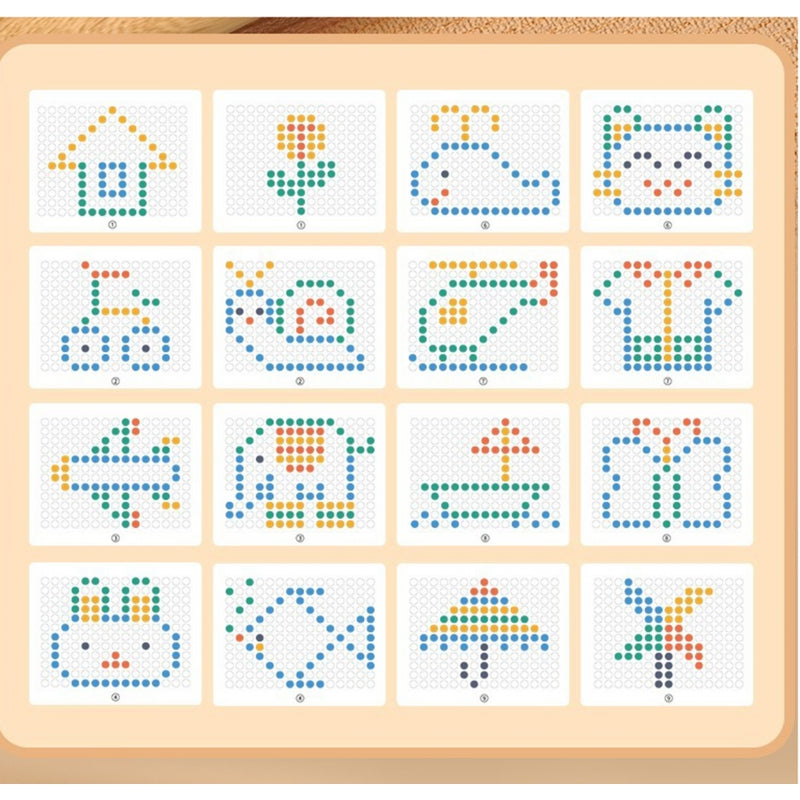 Magnetinė Montessori piešimo lenta, zuikis, WOOPIE