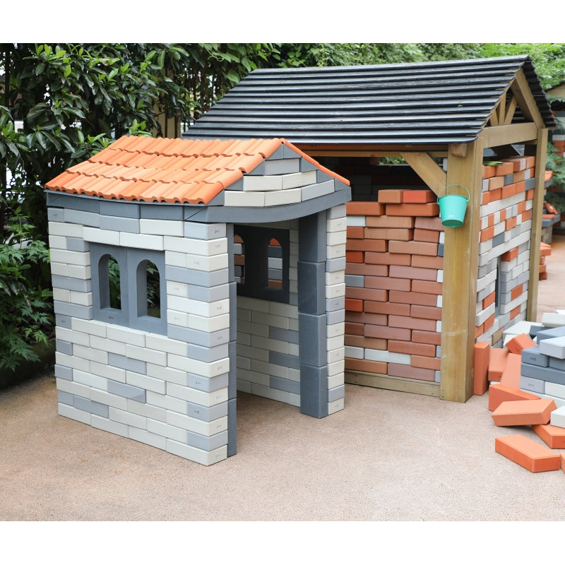 Minkštų plytų rinkinys 90 el, CLASSIC WORLD