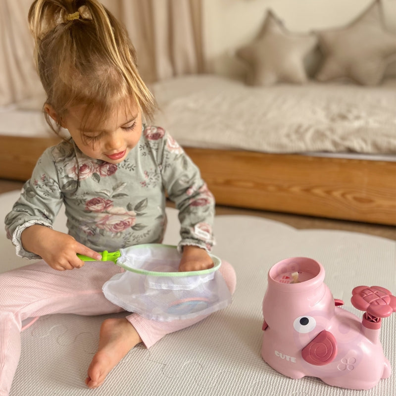 Arkadinis žaidimas sugauk diską, dramblis, rožinis, WOOPIE