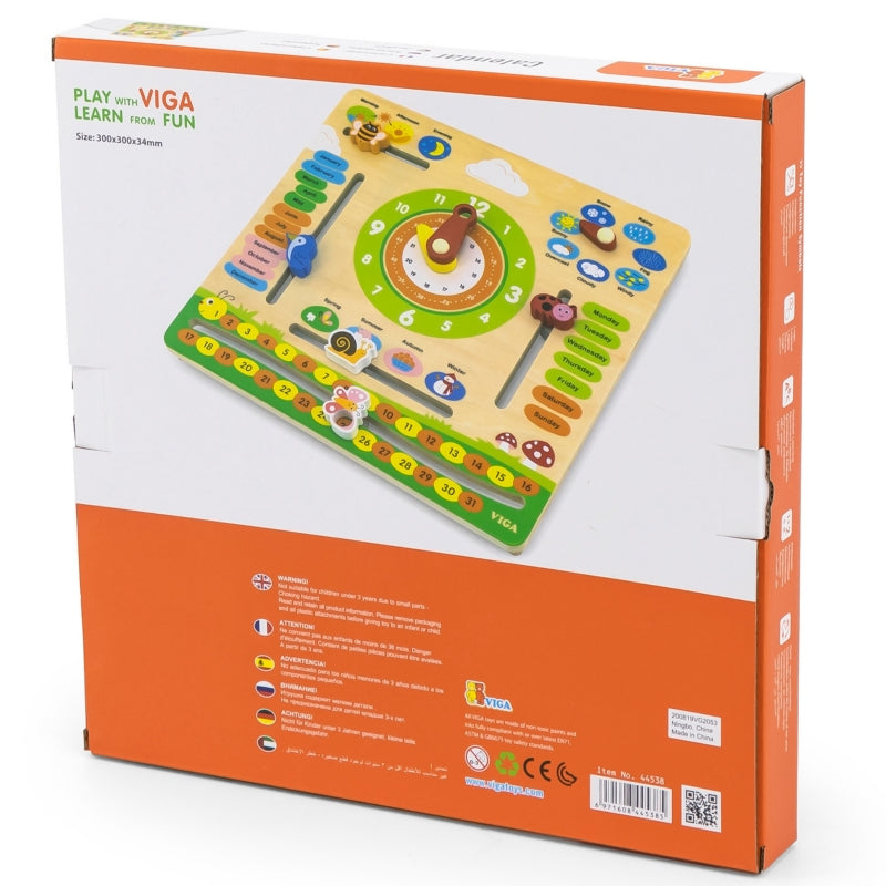 Medinis edukacinis kalendorius vaikams, anglų kalba, VIGA