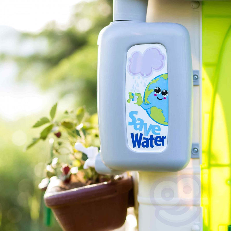 Žaidimų namelis su saulės baterija, eco rūšiavimu ir vėjo malūnėliu, Feber