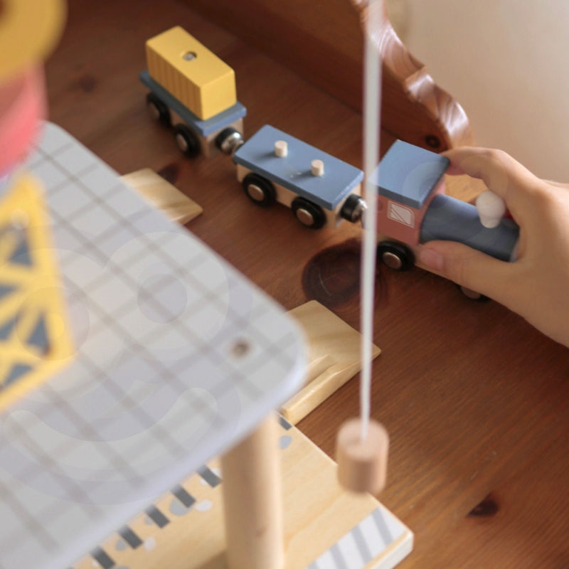 Medinis kranas su priedais, TOOKY TOY