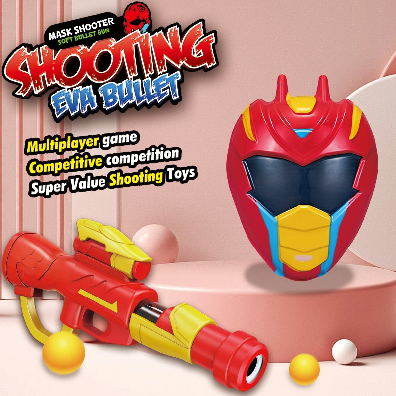 Žaislinio šautuvo ir kaukės rinkinys 11 el, WOOPIE