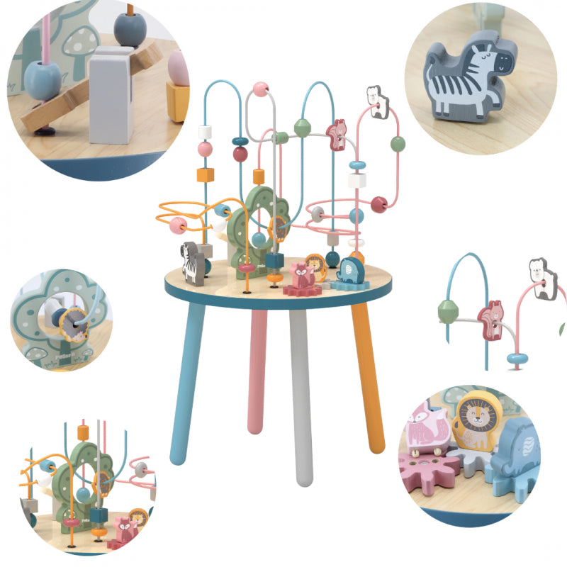 Medinis edukacinis staliukas, Viga