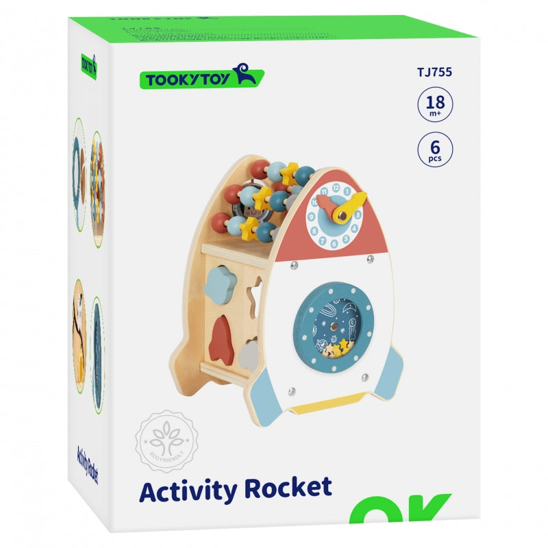 Kosminės raketos veiklos rūšiuoklis labirintas TOOKY TOY