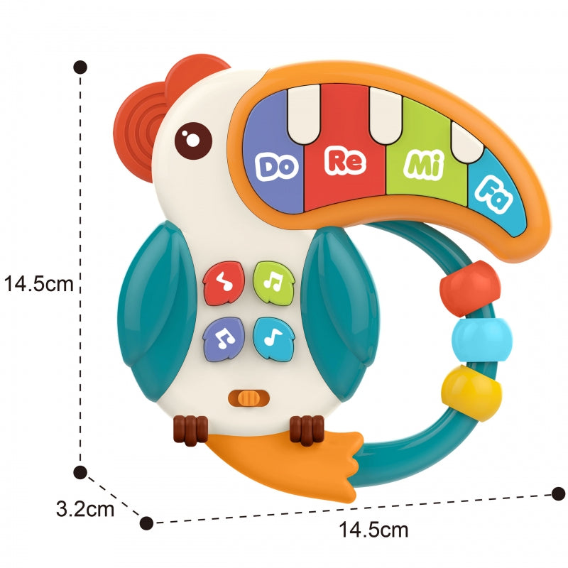 Muzikinis žaislas su garso efektais 3in1, pelikanas, WOOPIE BABY