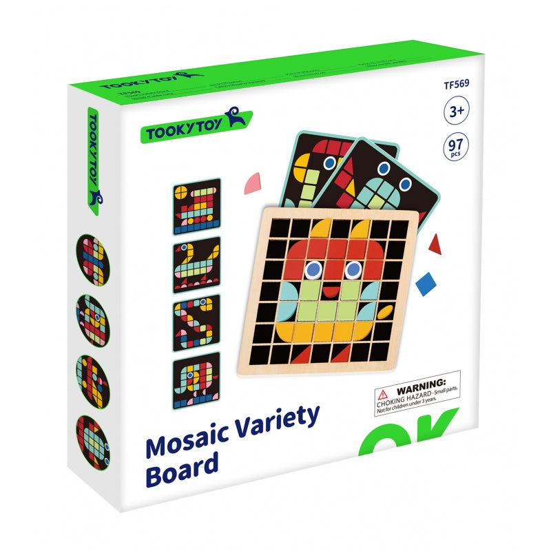 Medinė Montessori mozaika, TOOKY TOY