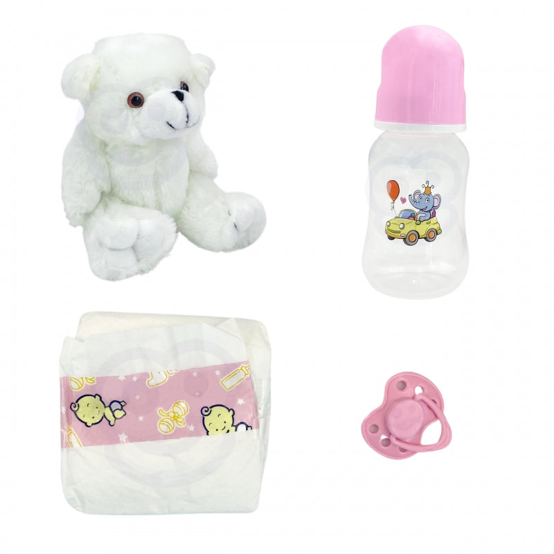 Lėlė su garso efektais, rožinė, WOOPIE