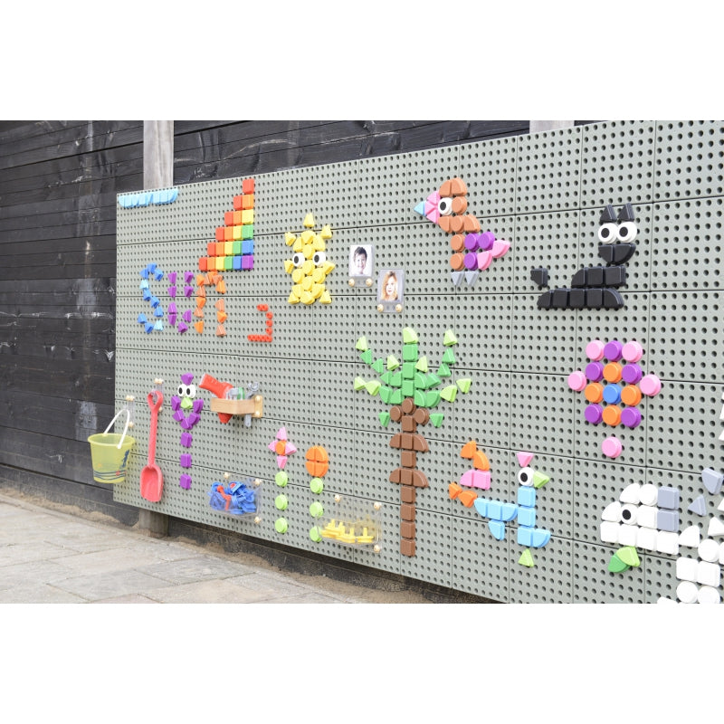 MASTERKIDZ Geometrinių figūrų formos kaiščių rinkinys, 64 vnt. STEM plokštėms