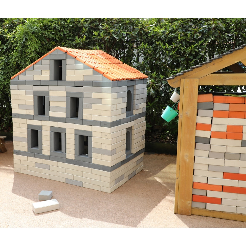 Minkštų plytų rinkinys 90 el, CLASSIC WORLD