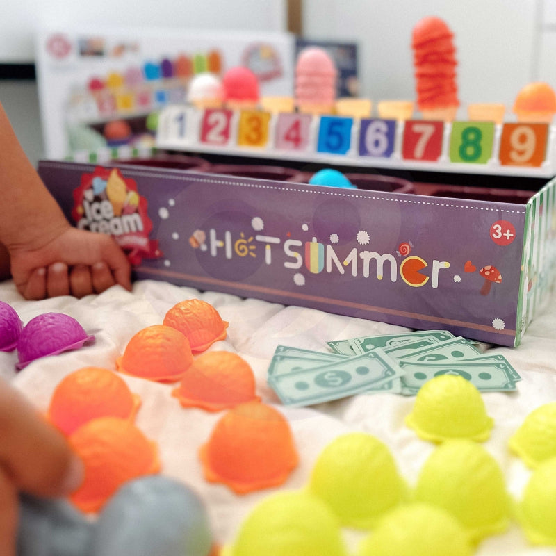 Vaikiška ledų parduotuvė su priedais 87 el, WOOPIE