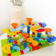 Kamuoliukų trasos kaladėlių rinkinys 340 el, WOOPIE