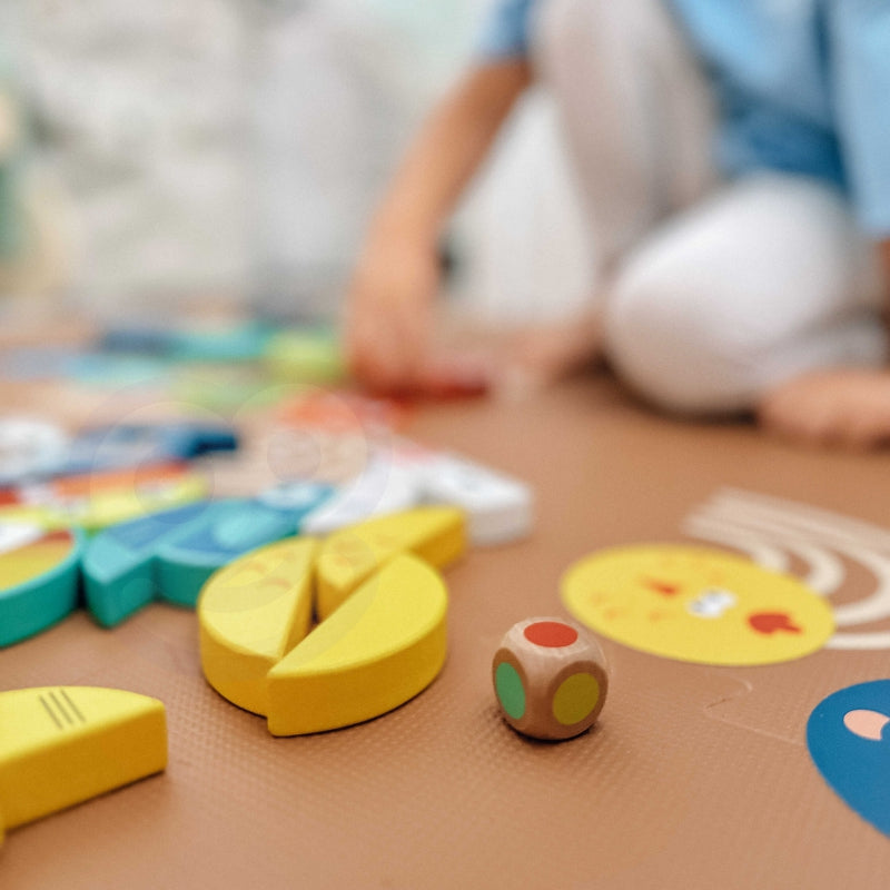 Medinis Jenga žaidimas vaikams „Gyvūnai“, Tooky Toy