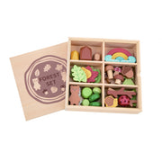 Medinių kaladėlių rinkinys su figūrėlėmis, miškas, TOOKY TOY