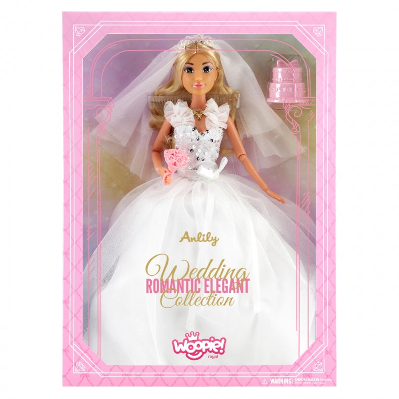 Lėlė Lily su vestuvine suknele, WOOPIE ROYAL