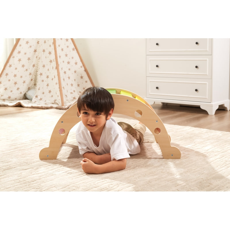 Montessori medinis tiltelis supynės vaikams 2in1, VIGA