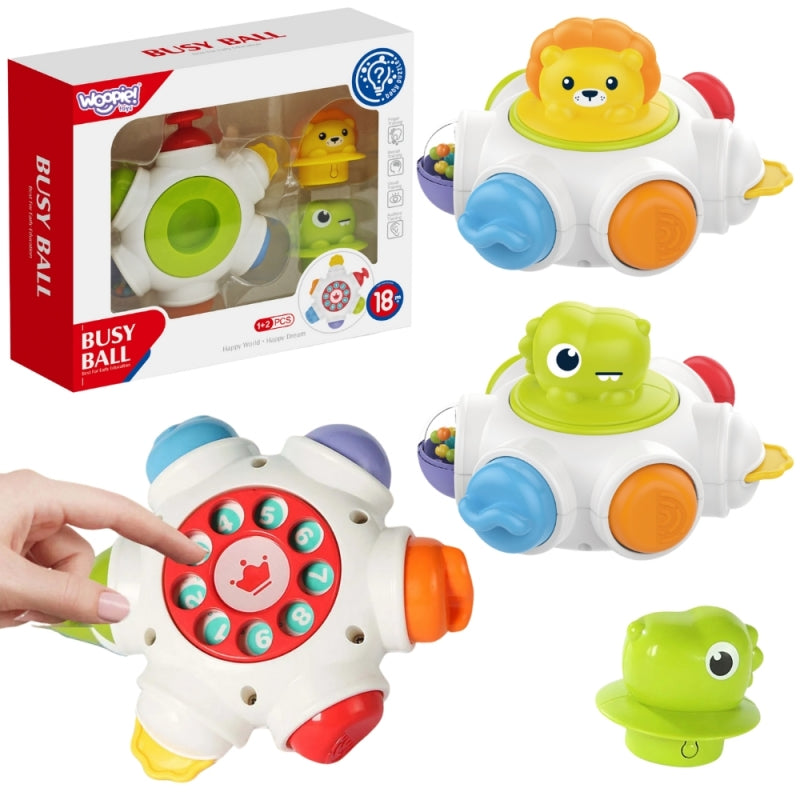 Kosminė veiklos raketa vaikams 6in1, WOOPIE BABY