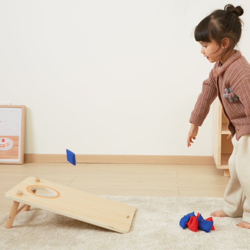 Medinis įgūdžių žaidimas vaikams 2in1, Viga